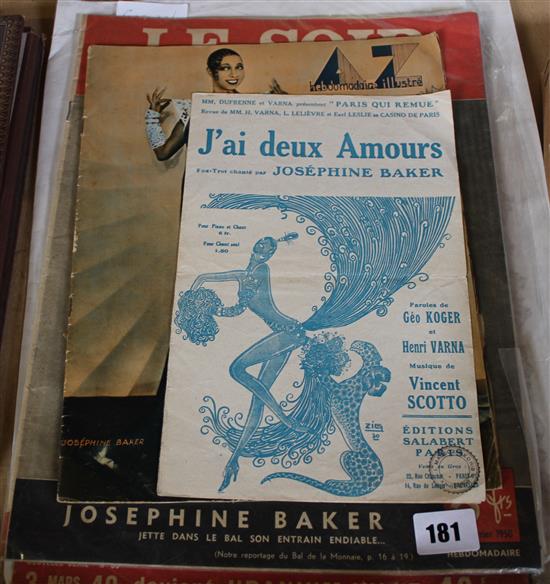 4 Josephine Baker magazines